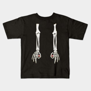 Halloween Eye Suspenders Kids T-Shirt